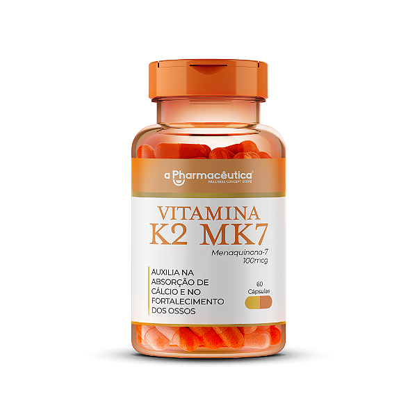 Vitamina K2-MK7 100mcg - 60 Cápsulas