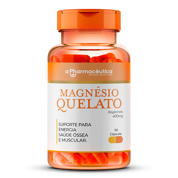 Magnésio Quelato 400mg - 90 Cápsulas