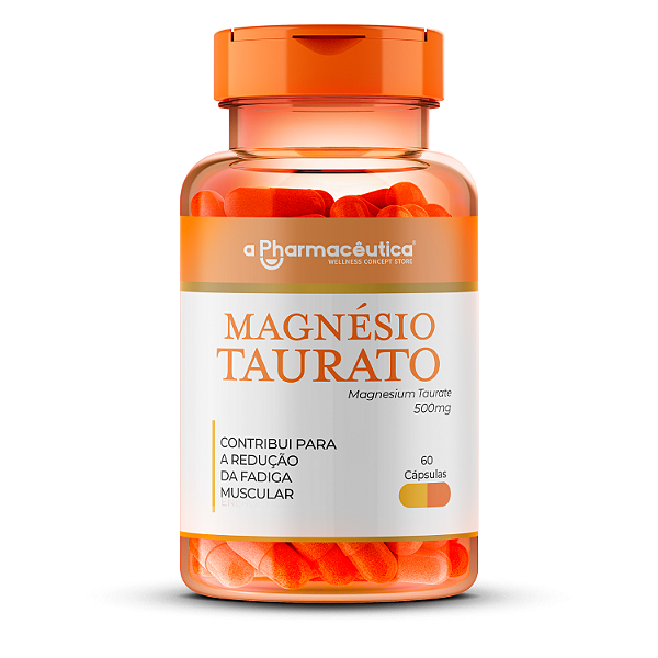 Magnésio Taurato 500mg - 60 Cápsulas