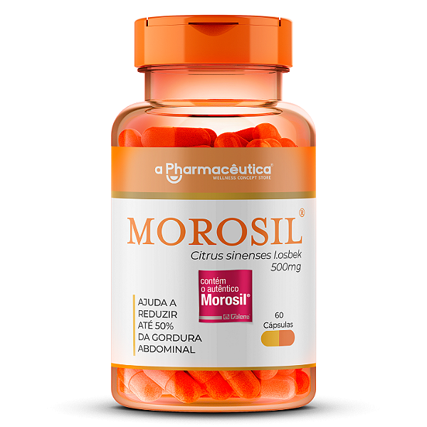 Morosil 500mg 60 Cápsulas Com Selo de Autenticidade - Atua na Diminuição da Gordura