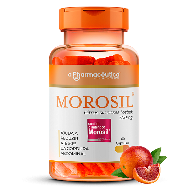 Morosil 500mg 60 Cápsulas Com Selo de Autenticidade - Atua na Diminuição da Gordura