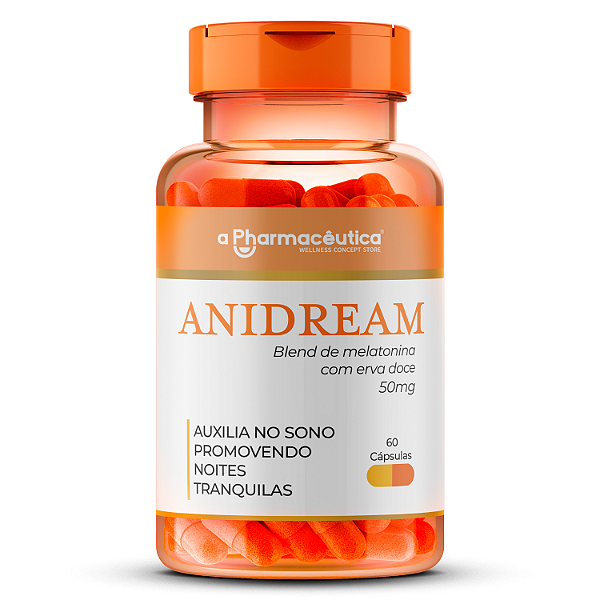 Anidream® 50mg – 60 Cápsulas Com Selo de Autenticidade