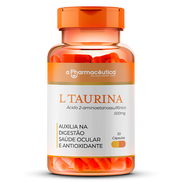 L-Taurina 500mg 30 Cápsulas