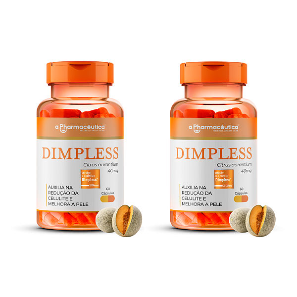 2 Potes - Dimpless 40mg 60 Cápsulas