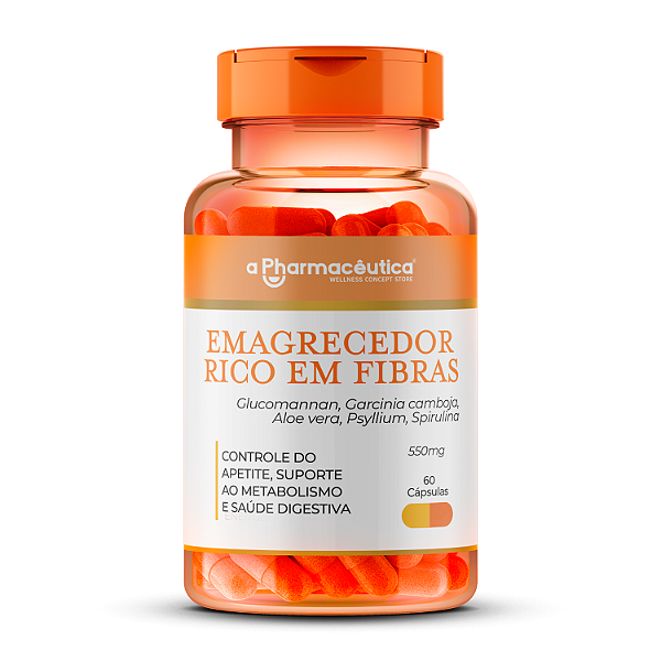 Emagrecedor rico em fibras - 60 Cápsulas