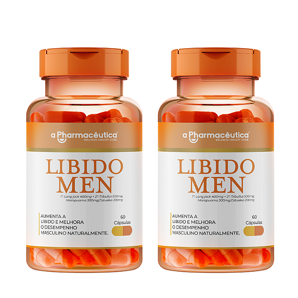 Combo Libido Men - 2 Potes 60 Cápsulas