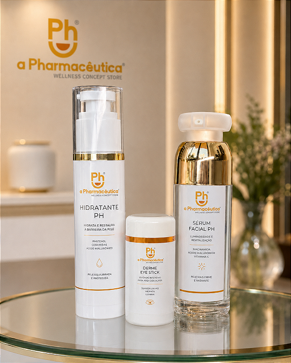PROMOÇÃO MÊS DAS MÃES: KIT 3 - Creme Hidratante / Chai Or / Derma Eye Stick