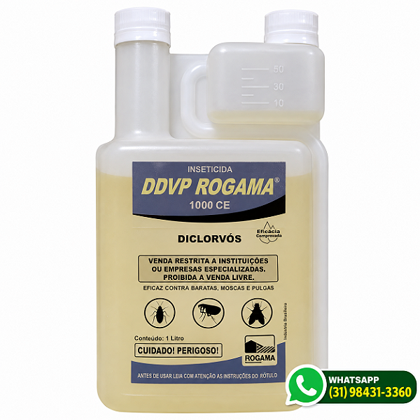 DDVP Rogama 1000 CE 1 litro - Original com nota fiscal