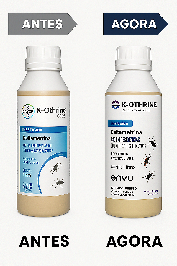 K-Othrine CE 25 Inseticida Mosquitos Baratas Moscas 1L Envu