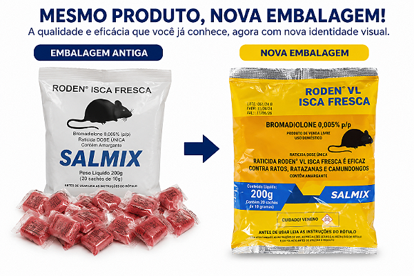 SALMIX RODEN SOFT BAIT (1X200G)