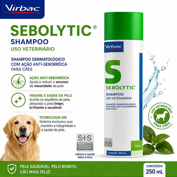 SEBOLYTIC SIS 250 ML VIRBAC