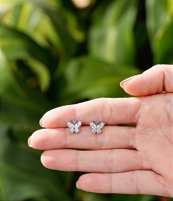 BRINCOS BORBOLETAS NAVETES