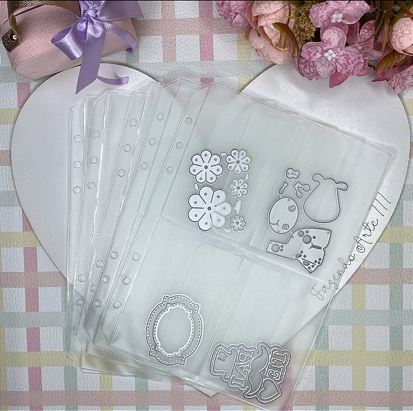 Páginas Avulsa Fichario A5 4 divisórias