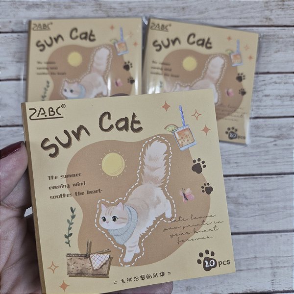 Adesivos 20 pág Sun cat
