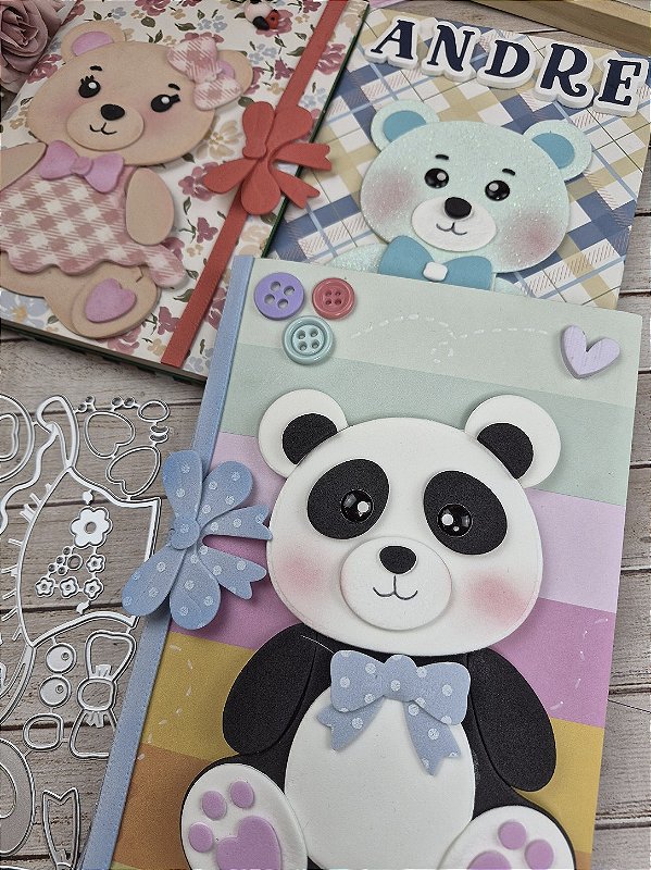 Kit Urso e Panda 3x1