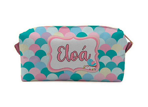 Necessarie Box Grande Escamas Sereia