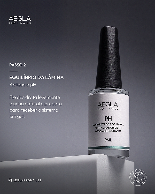 Passo 1 Ph Desidratador de Unhas Aegla PRO (9ml)