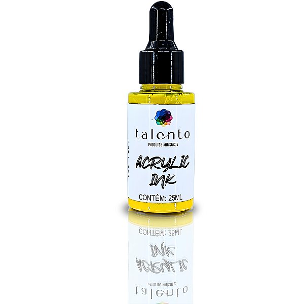 ACRYLIC INK TALENTO 25ML AMARELO UND