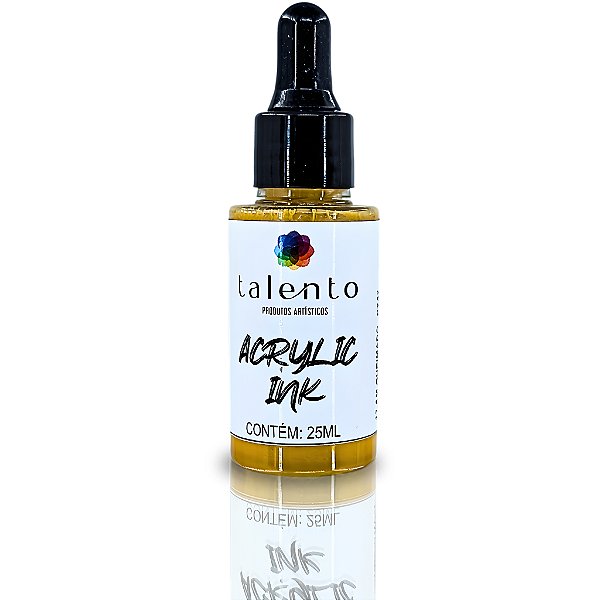 ACRYLIC INK TALENTO 25ML AM.QUEIMADO UND