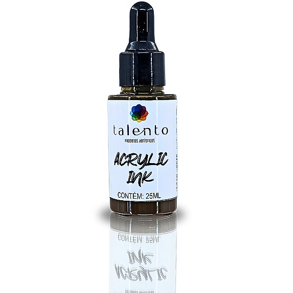 ACRYLIC INK TALENTO 25ML RAW UMBER UND
