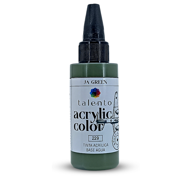 ACRYLIC COLOR 229 JA GREEN 30ML UND