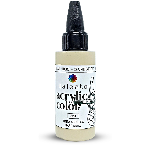 ACRYLIC COLOR 223 SANDBEIGE F9 RAL1039 30ML UND
