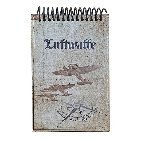 BLOCO ESPIRAL 10x15 LUFTWAFFE 75 FOLHAS - UND