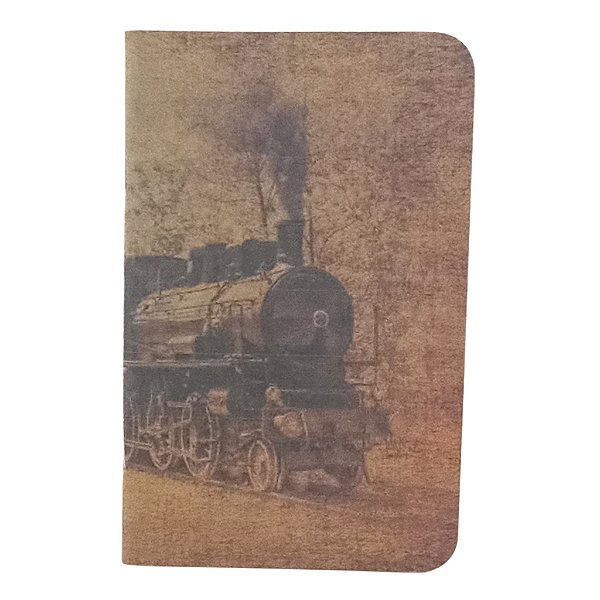 CADERNETA TREM ANTIGO - 24 FOLHAS - UND