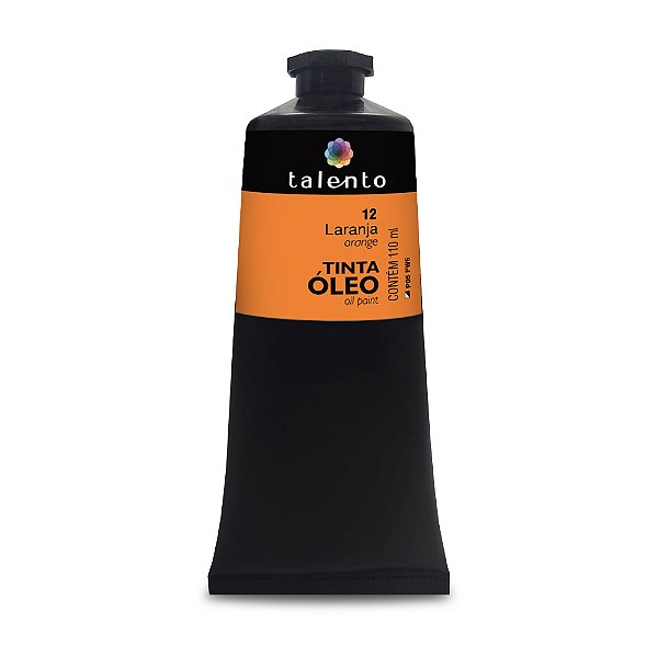 TINTA OLEO 110ML 12 LARANJA UND