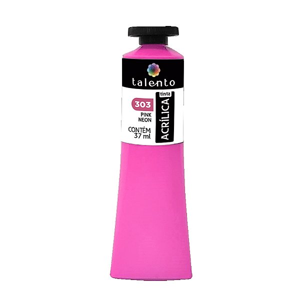 TINTA P/TELA 37ML 303 PINK NEON UND
