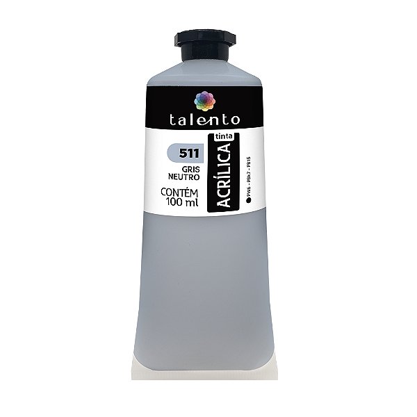 TINTA P/TELA 100ML 511-GRIS NEUTRO UND