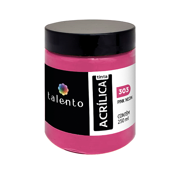 TINTA P/TELA 250ML 303-PINK NEON UND