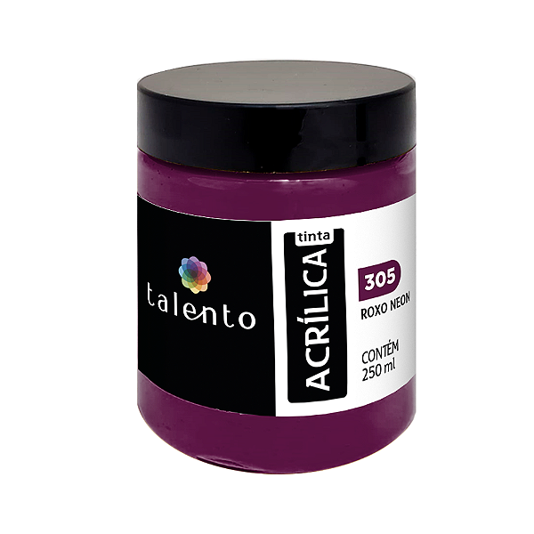 TINTA P/TELA 250ML 305-ROXO NEON UND