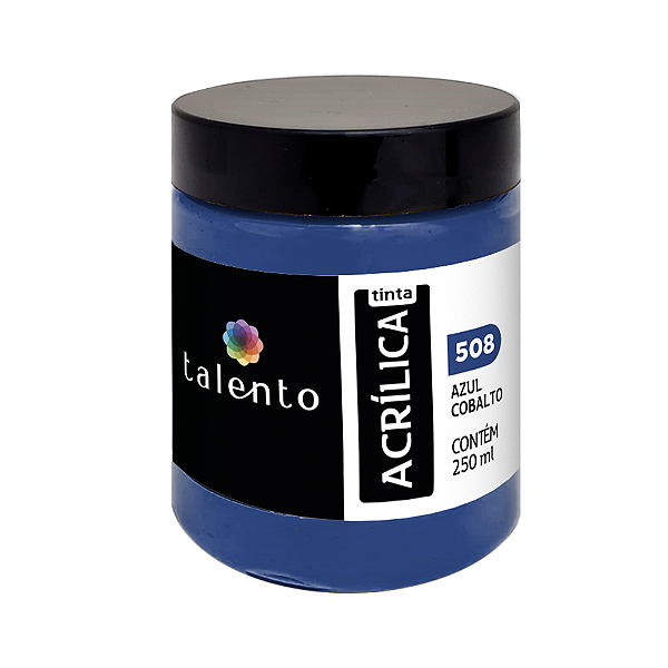TINTA P/TELA 250ML 508-AZ.COBALTO UND