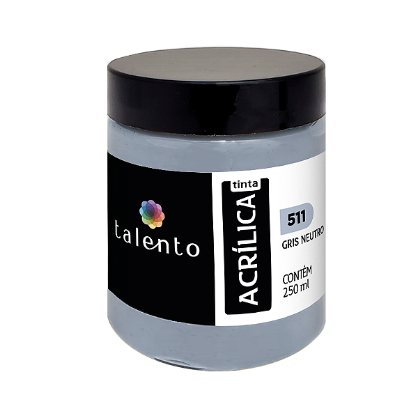 TINTA P/TELA 250ML 511-GRIS NEUTRO UND