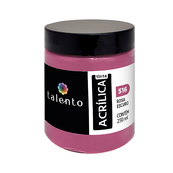 TINTA P/TELA 250ML 516-ROSA ESCURO UND