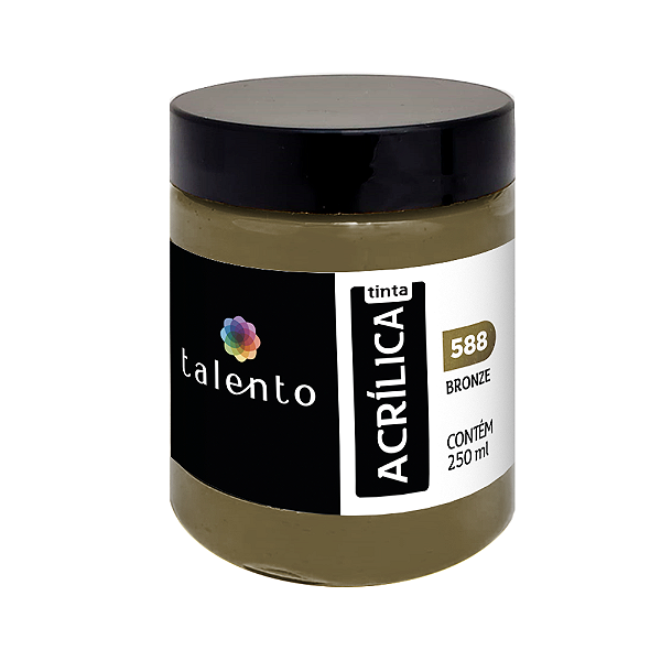 TINTA P/TELA 250ML MET. 588-BRONZE UND