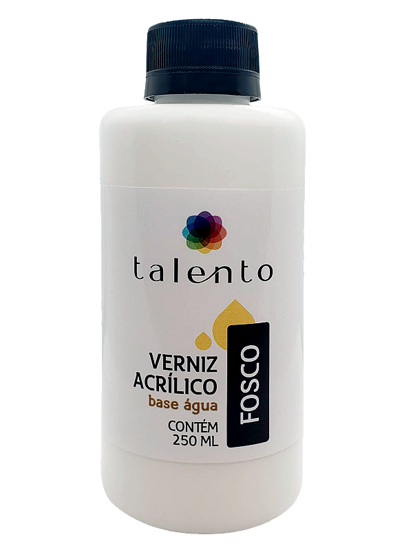 VERNIZ FOSCO P/TELA  BASE ÁGUA 250ML UND