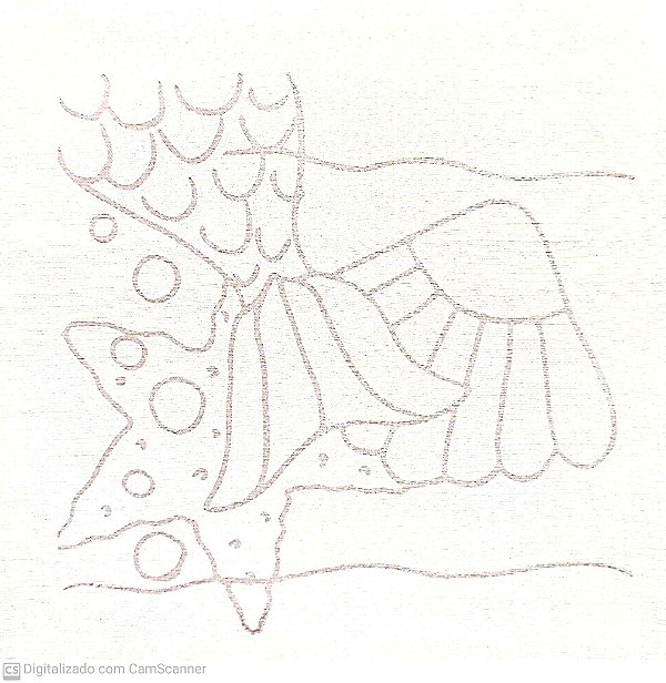 Tela Riscada-Sereia-17x17 cm