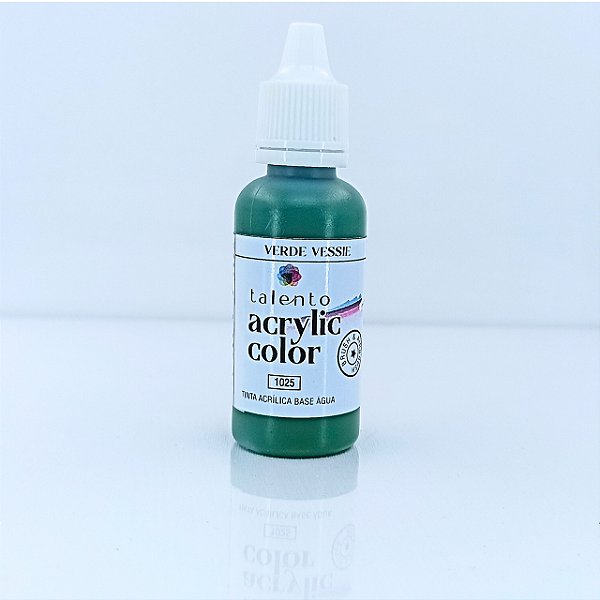 ACRYLIC COLOR 1025 VERDE VESSIE 20ML UND