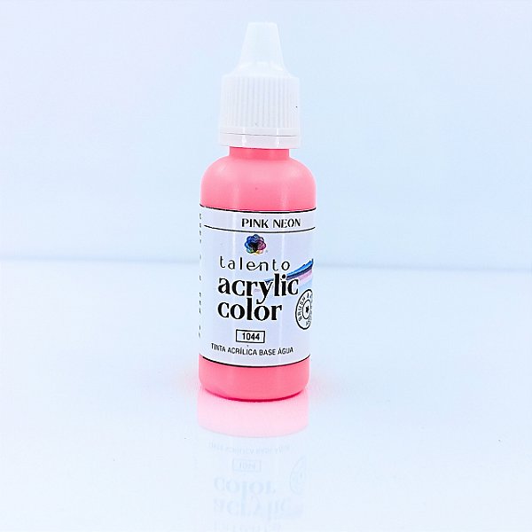 ACRYLIC COLOR 1044 PINK NEON 20ML UND