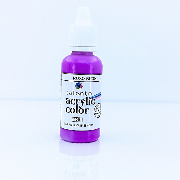 ACRYLIC COLOR 1046 ROXO NEON 20ML UND