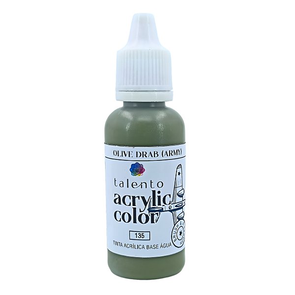 ACRYLIC COLOR 135 OLIVE DRAB (ARMY) 20ML UND