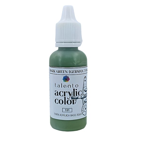 ACRYLIC COLOR 131 DARK GREEN GERMAN TANK 20ML UND