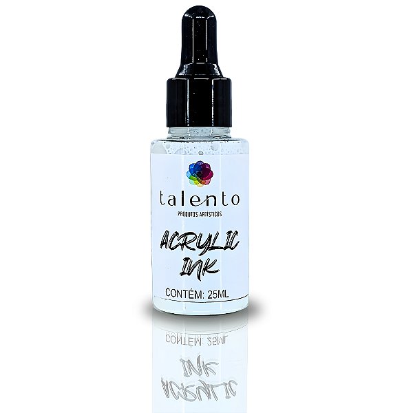ACRYLIC INK TALENTO 25ML 01-BRANCO UND