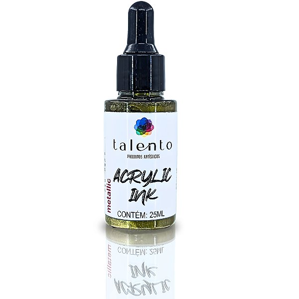 ACRYLIC INK TALENTO 25ML BRONZE UND