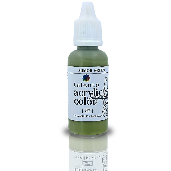 ACRYLIC COLOR 237 ARMOR GREEN 20ML - UND