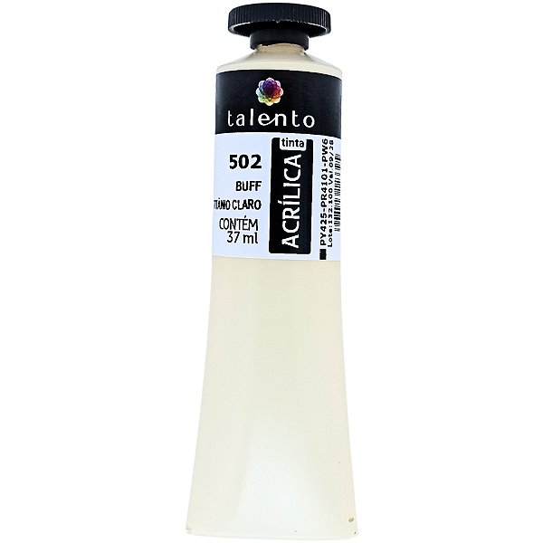 TINTA P/TELA 502-BUFF TITÂNIO CLARO-37ML  UND