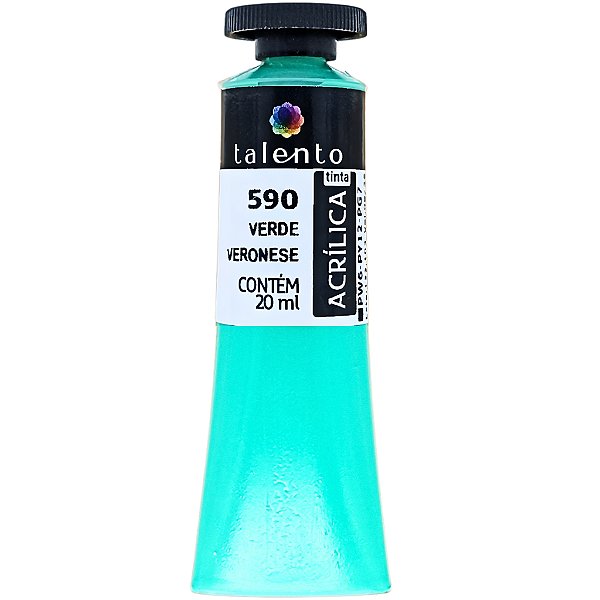 TINTA P/TELA 590-VERDE VERONESE-20ML  UND