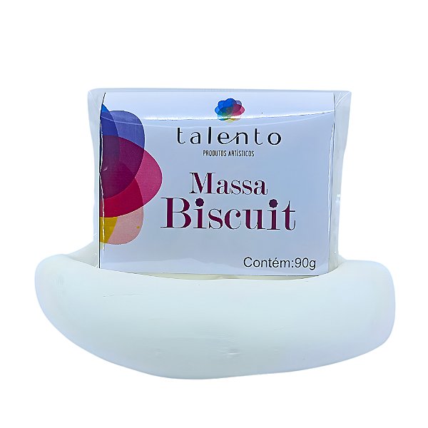 MASSA BISCUIT 01-BRANCO-90g
